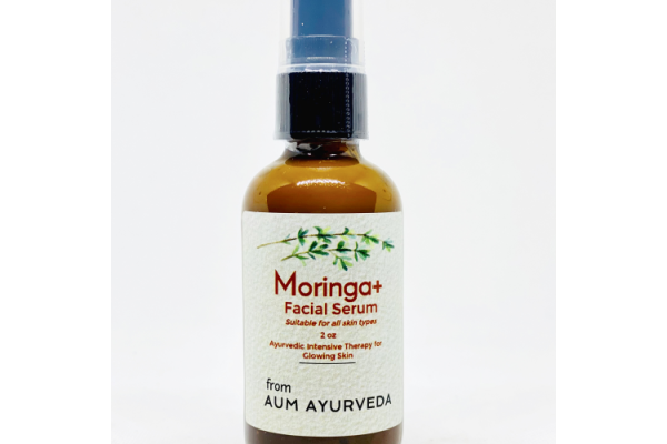 Moringa+ Facial Serum is an all-in-one natural skin care formula that infuses the combined power of some of the most potent ayurvedic plant extracts, essential oils, and botanicals to restore optimum moisture levels, even skin tone, and brighten up your complexion naturally. 