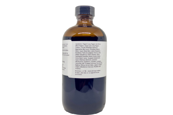 Pippalyasavam is an Ayurvedic liquid formulation. It is traditionally used for the treatment of bowel diseases, anemia, intestinal gas, abdominal distension, loss of appetite, anorexia, cough, piles. It increases the secretion of gastric juices, improves appetite and digestion. It is also detoxifying in its action, which reduces the formation and accumulation of Aam (toxins) in the body. Best used for imbalances due to Kapha and Vata doshas.