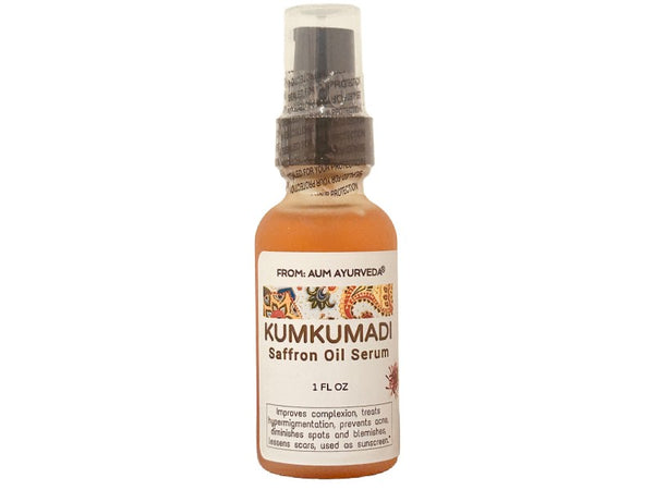 Kumkumadi oil is balancing for all skin types.