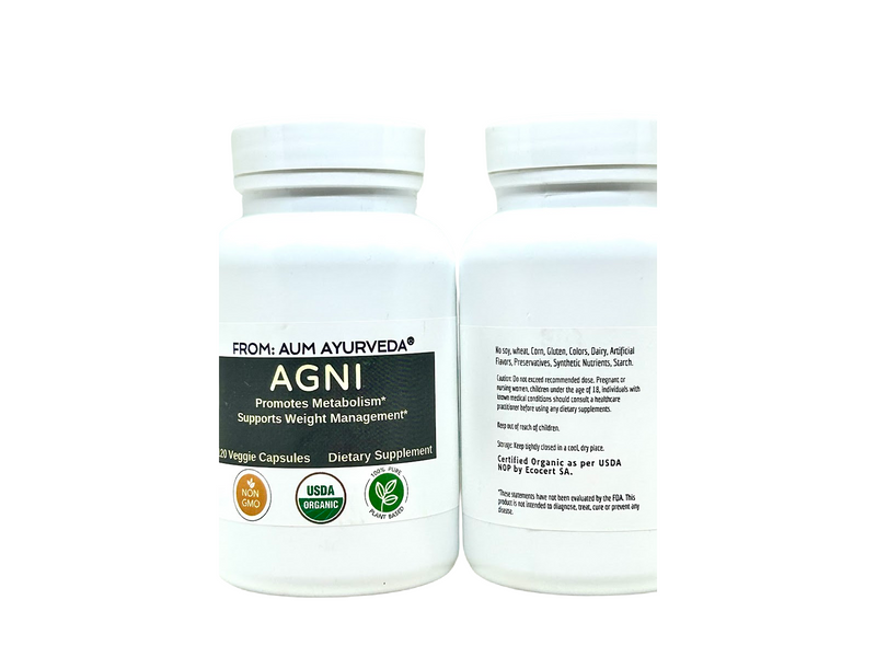 Agni capsules from aum ayurveda is an ayurvedic formulation for weight management.