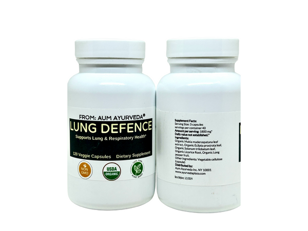 Lung Defense is Respiratory Immune support Ayurvedic formula