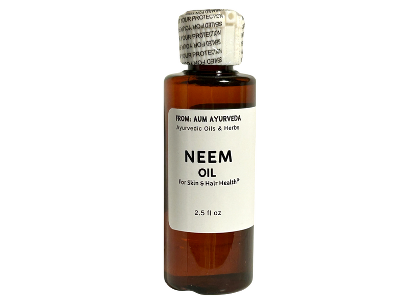 Nem oil is considered best Ayurvedic oil for Pitta related skin problems. Antiseptic, antiviral, anti-inflammatory, bitter in smell.