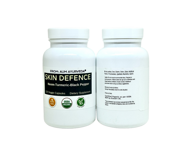 Skin Defence is ayurvedic formula for clear skin.