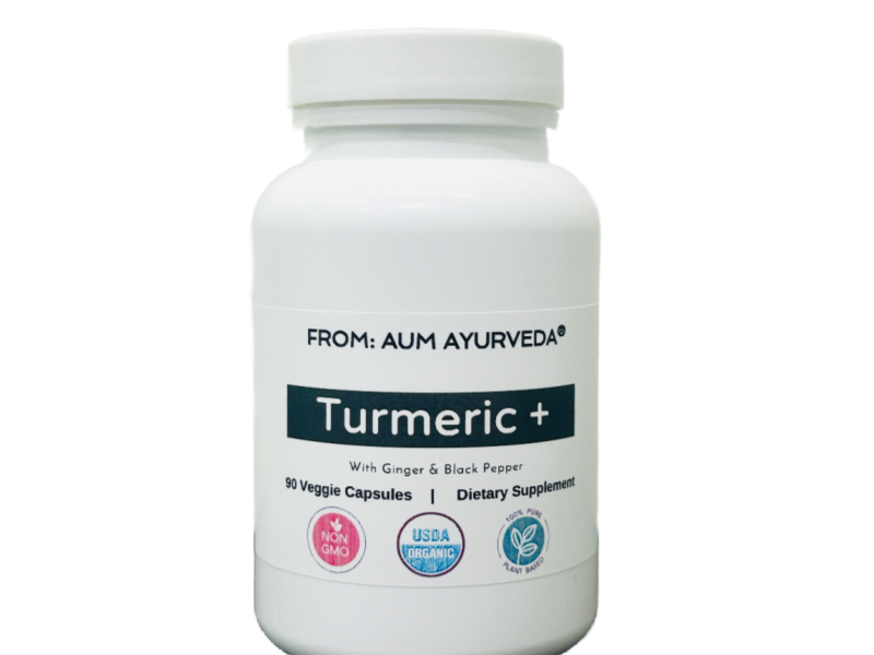 Turmeric Plus, From: Aum Ayurveda
Turmeric Plus capsules have the best bioavailability and absorption among all the turmeric products on the market.