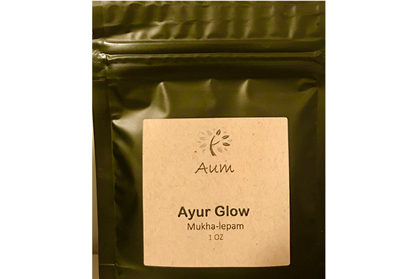 Ayurglow ayurvedic face mask for clear and bright skin.