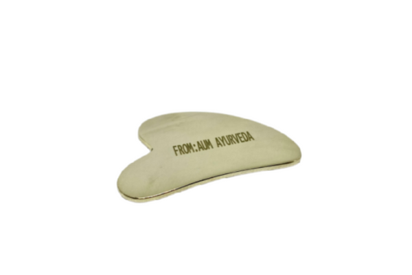 Kansa Gua Sha for facial toning and facial lymphatic drainage