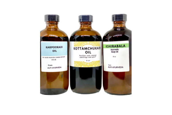 Karpooradi Ayurvedic Massage oil is used to improve blood circulation. It helps in relieving acute muscular pain, arthritis complaints, joint pain, joint stiffness, fibromyalgia, neck pain, and back pain. This oil can also be rubbed gently over the forehead for 2 minutes to get temporary relief from the pain associated with migraines.