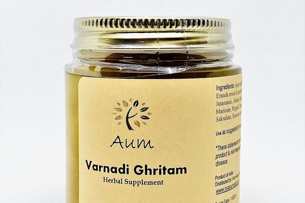 varanadi ghritam is used for reducing phlegm, fat deposition, metabolic disorders, rheumatoid arthritis, headache and inflammatory conditions.